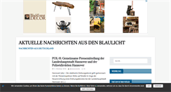 Desktop Screenshot of blaulicht-nachrichten.de