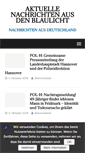 Mobile Screenshot of blaulicht-nachrichten.de